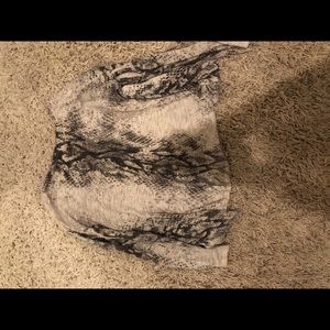 snake skin long sleeves shirt